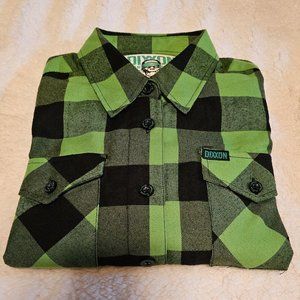 Dixxon Flannel Co The Gang Green Pre-Pleat Women's Small